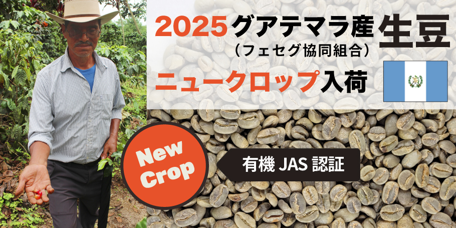 有機栽培コーヒー生豆グアテマラ産フェセグ協同組合