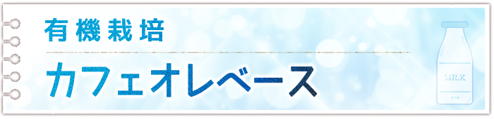 有機栽培カフェオレベース