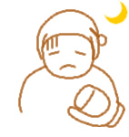 イラスト:夜眠れない方