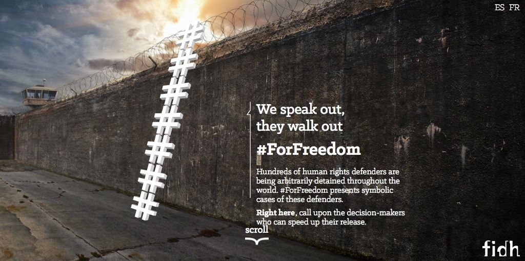 国際人権連盟の#ForFreedomキャンペーン